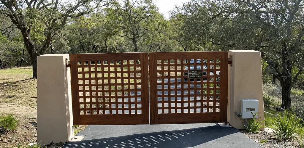 Driveway gate installation for a residential property in Pittsburgh, PA