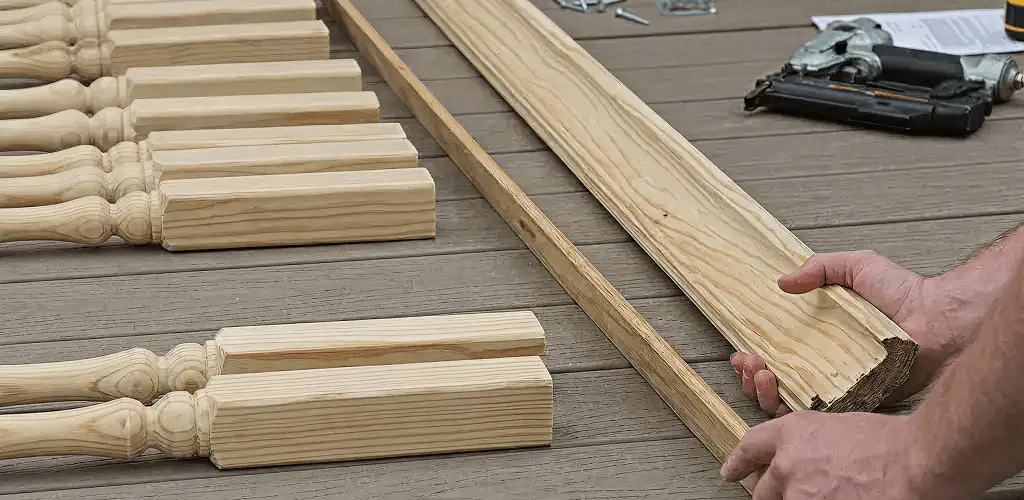 Handrail installation materials and wood components for stair rail work in Pittsburgh, PA